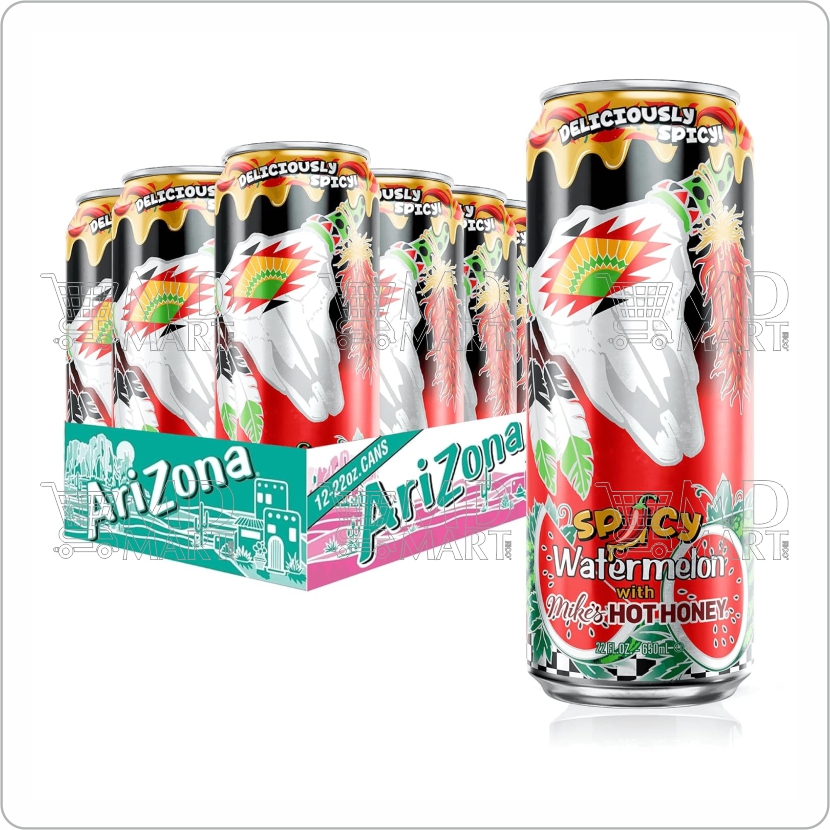 Arizona Deliciously Spicy Watermelon Can 650ml