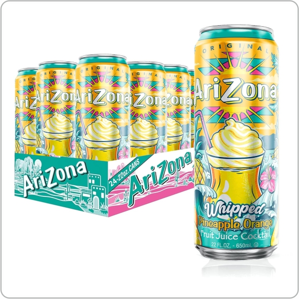 Arizona Whipped Pineapple Can 650ml