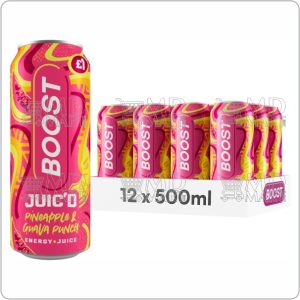Boost Energy Juic'D Guava & Pine 500ml PM £1