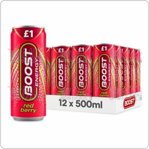 Boost Red Berry Cans 500ml PM £1