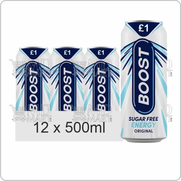 Boost Sugar Free Cans 500ml PM £1