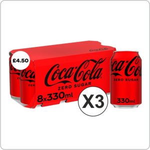 Coca Cola Zero Sugar 330ml PM £4.50