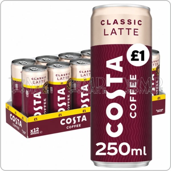 Costa Latte Can 250ml PM £1