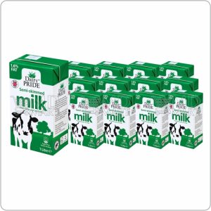 Dairy Pride Semi Skimmed Milk - Green - 1L