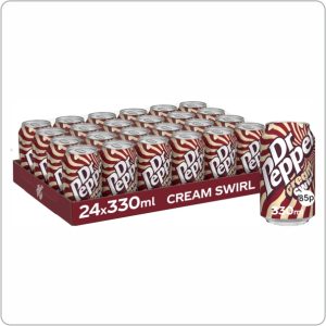 Dr Pepper Cream Swirl 330ml PM 85p